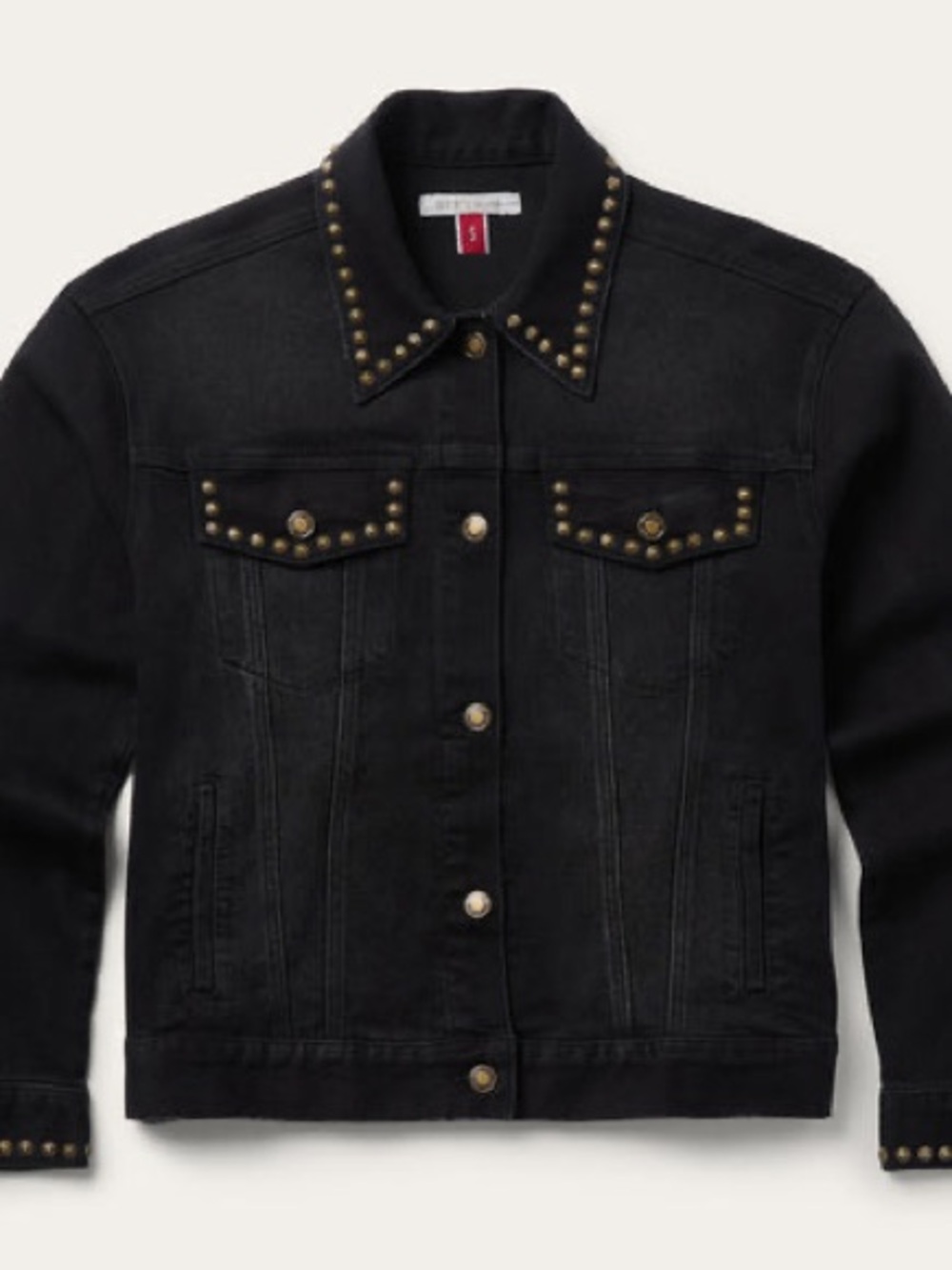 Stetson black denim studded jacket - Picture 3 of 8